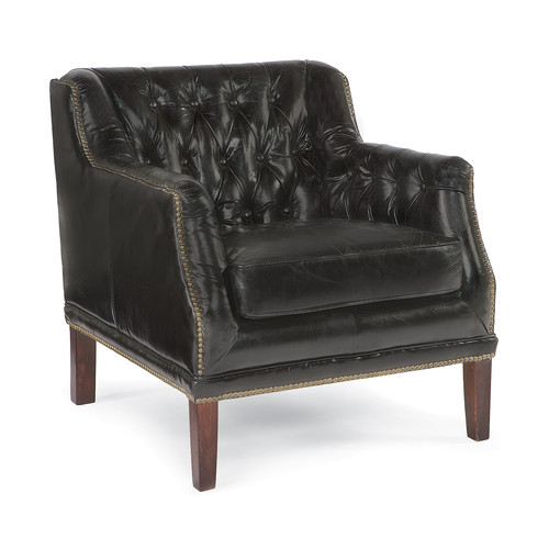 Leather Equestrian Chair